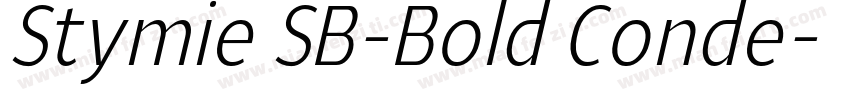 Stymie SB-Bold Conde字体转换